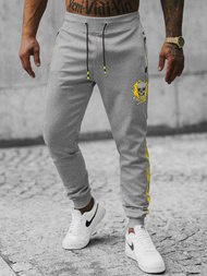 Pantalón de chándal de hombre gris OZONEE JS/K10237Z