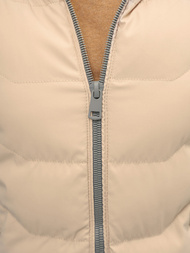 Chaleco de mujer beige OZONEE N/7042