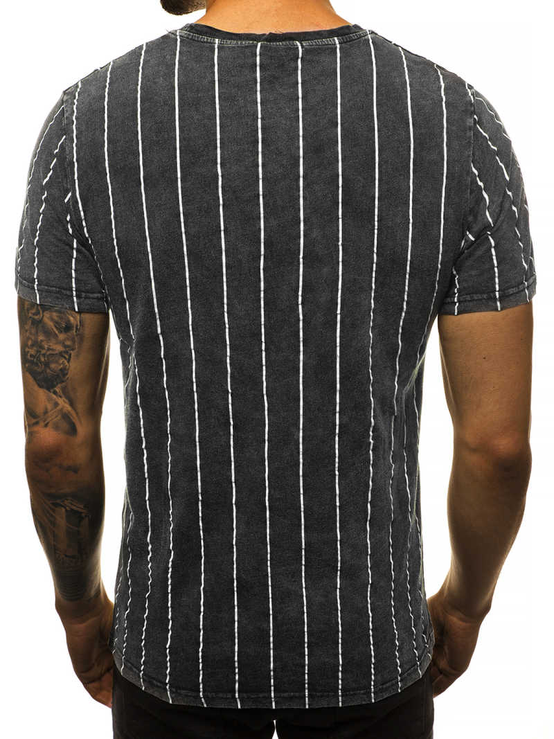 Camiseta de hombre grafito OZONEE HFM/017