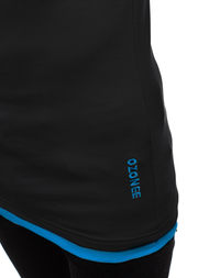 Camiseta de hombre negro-azul OZONEE O/1273Z