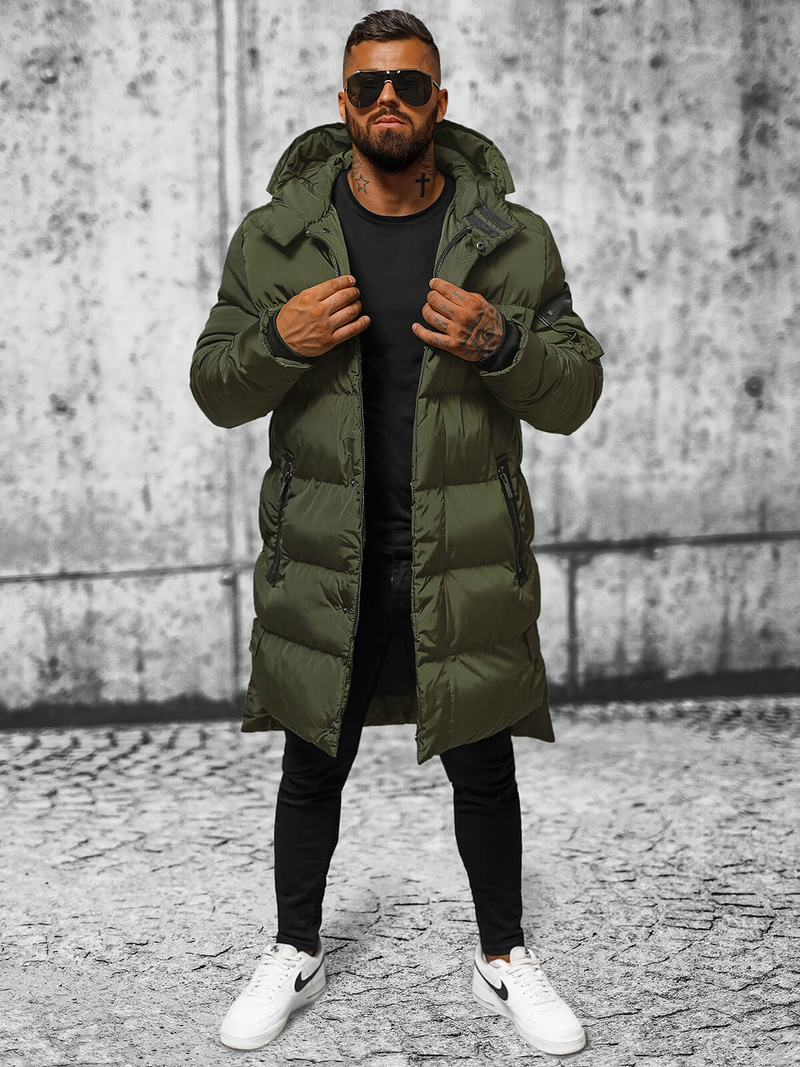 Chaqueta de hombre verde OZONEE O/M799