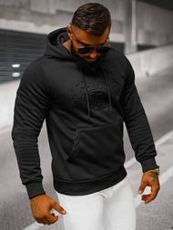 Sudadera de hombre negra OZONEE JS/27B6511/3