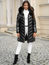 Chaqueta de mujer negro OZONEE JS/16M9100/392Z