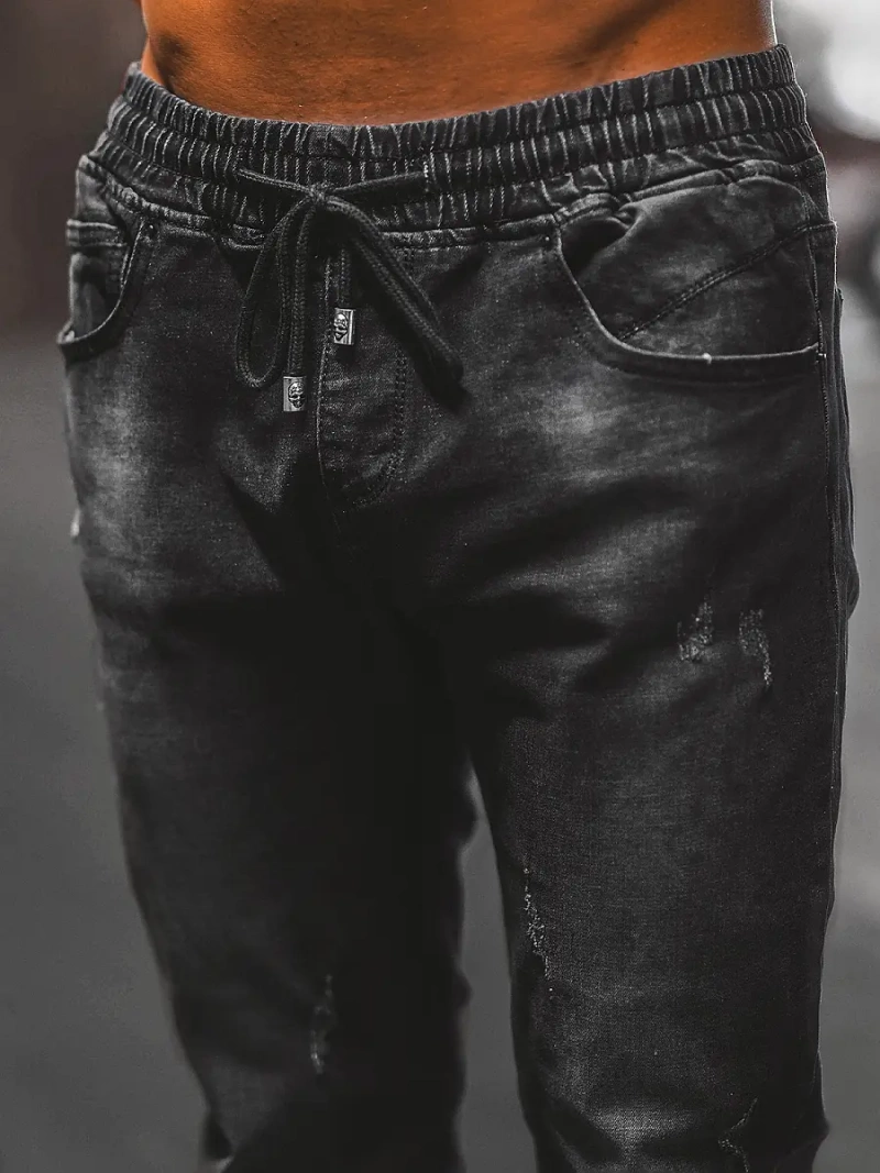 Pantalón jogger de hombre negras OZONEE NB/MP0065/2N