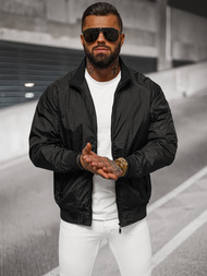 Chaqueta de hombre negra OZONEE JS/5M3212/392