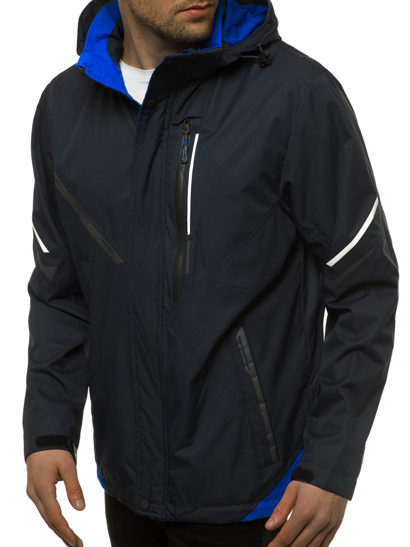 Chaqueta de hombre azul marino OZONEE MG/2517