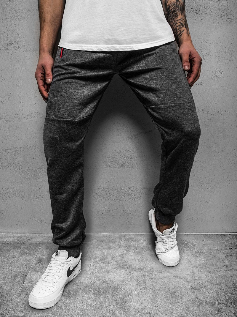 Pantalón de chándal de hombre grafito OZONEE JS/JZ11025Z