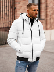 Chaqueta de invierno de hombre blanca OZONEE JS/31M5031/281Z