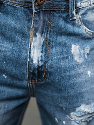 Pantalón corto de hombre azul OZONEE O/VIP-2441