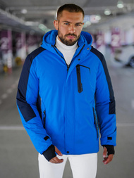 Chaqueta de hombre azul OZONEE JS/91M9905/184