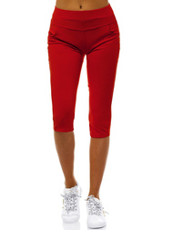 Leggings para mujer rojo OZONEE JS/1041/A5