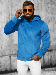 Sudadera velour de hombre azul OZONEE JS/8B1170/17