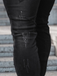 Vaqueros de hombre negras OZONEE NB/MP0025NZ