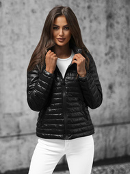 Chaqueta de mujer negra OZONEE O/H117