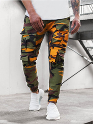 Pantalón jogger de hombre amarillo-caqui OZONEE G/2787