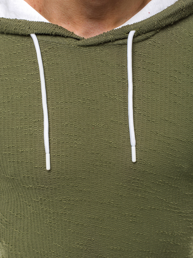 Sudadera de hombre verde claro OZONEE O/1252Z