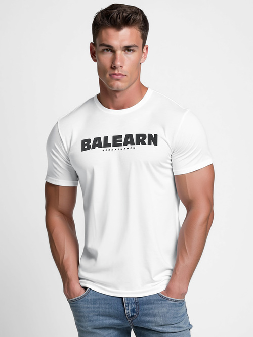 Camiseta de hombre blanco OZONEE NB/MT3135Z