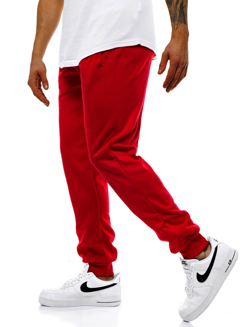 Pantalón de chándal de hombre rojo OZONEE JS/JZ11001