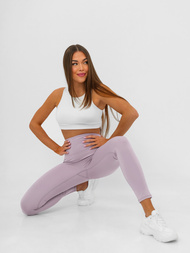 Leggings para mujer violeta claro OZONEE JS/17K580/85