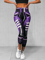 Leggings para mujer violeta OZONEE O/D0010Z