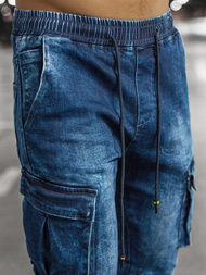 Pantalón jogger de hombre azul OZONEE DR/TF056