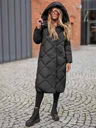 Chaqueta de mujer negra OZONEE JS/5M3173/392Z