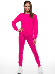 Pantalón de chándal para mujer rosa OZONEE JS/CK01