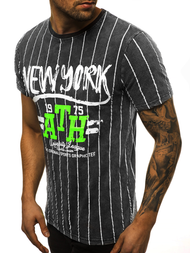 Camiseta de hombre grafito OZONEE HFM/017