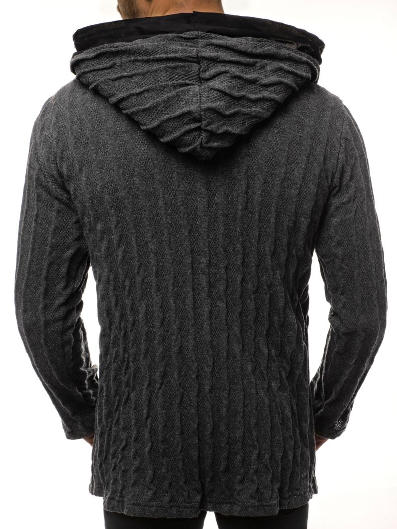 Sudadera de hombre grafito OZONEE MACH/2138