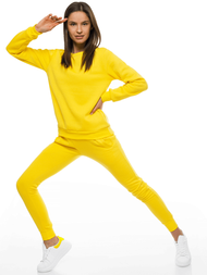 Pantalón de chándal para mujer amarillo OZONEE JS/CK01