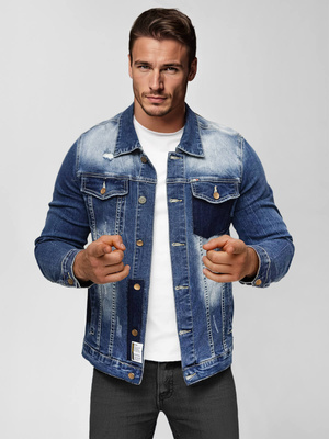 Chaqueta vaquera de hombre azul OZONEE NB/MJ536BZ