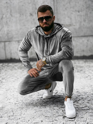 Chándal de hombre gris OZONEE O/D7517