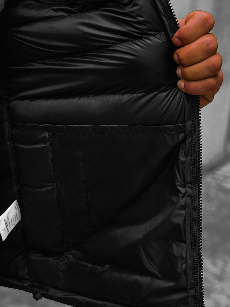 Chaqueta de hombre negra OZONEE O/515Z