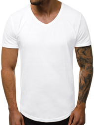 Camiseta de hombre blanco OZONEE O/2309