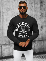 Sudadera de hombre negra OZONEE NB/MF2013