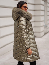 Chaqueta de mujer oro OZONEE JS/16M9100/403Z