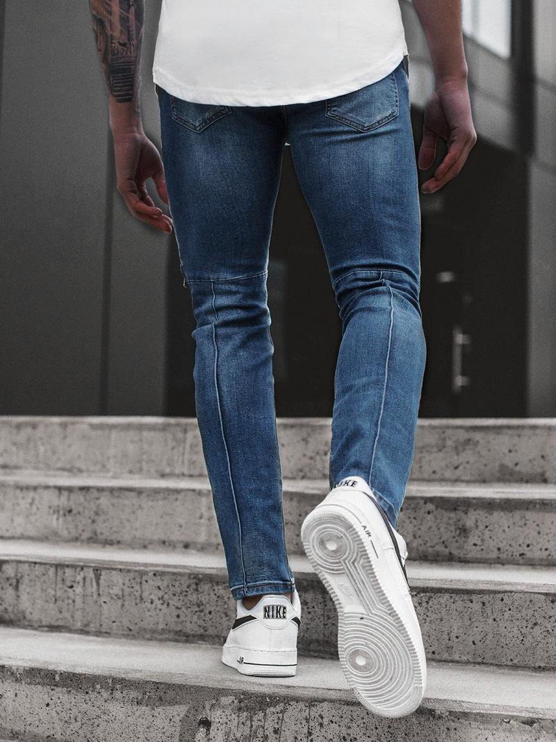 Vaqueros de hombre azul OZONEE G/1080