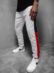 Pantalón de chándal de hombre blancos OZONEE JS/JZ11012Z