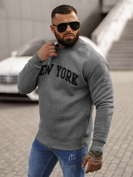 Sudadera de hombre grafito OZONEE JS/8B1362/5