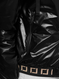 Chaqueta de mujer negra OZONEE JS/16M9087/392