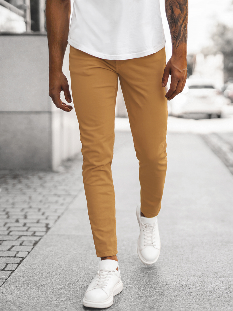 Vaqueros de hombre camel OZONEE E/5388/01
