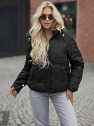 Chaqueta de mujer negra OZONEE JS/5M3336/392Z