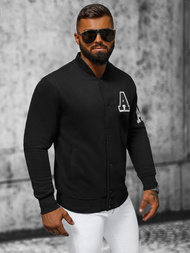 Sudadera de hombre negra OZONEE NB/MF2020