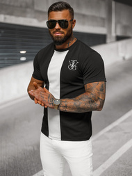 Camiseta de hombre negras OZONEE O/L1184