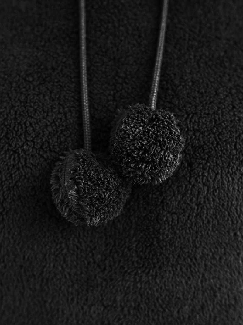 Sudadera de mujer negra OZONEE JS/HH192/3