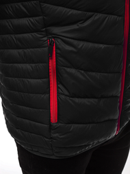 Chaqueta de hombre negra OZONEE JB/JP1137Z