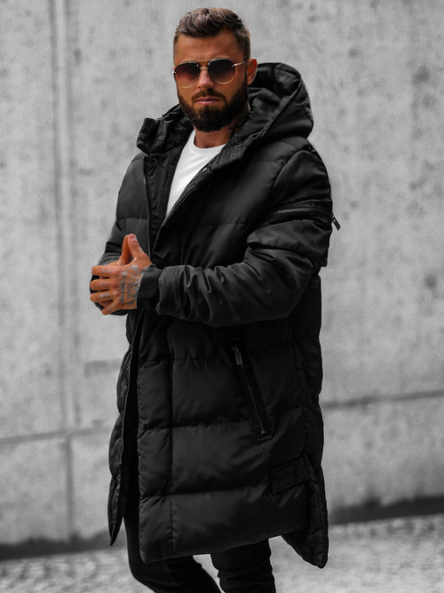 Chaqueta de hombre negra OZONEE O/M799