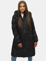 Chaqueta de mujer negra OZONEE JS/M735/392
