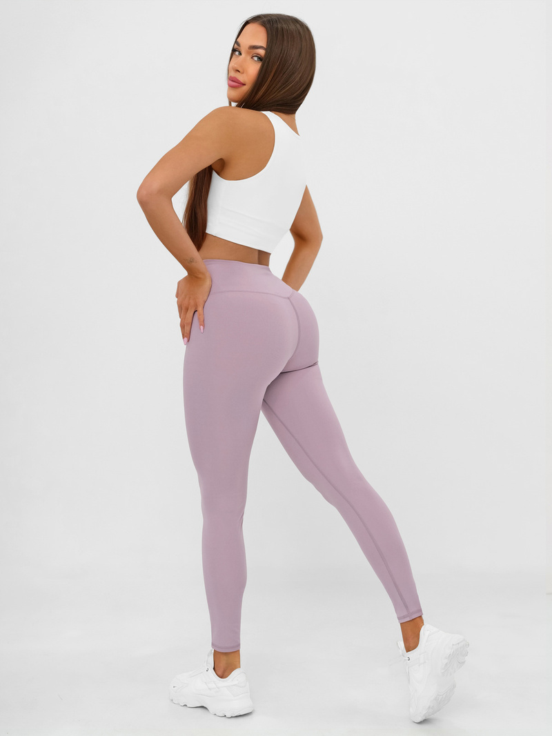 Leggings para mujer violeta claro OZONEE JS/17K580/85