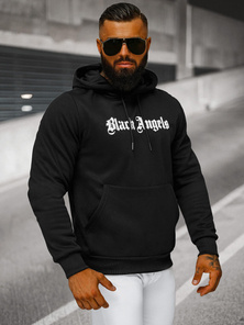 Sudadera de hombre negra OZONEE JS/27B6509/3